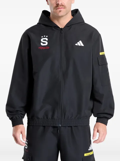 adidas x Footshop x Sparta logo-detaile jacket Black FTSHP496