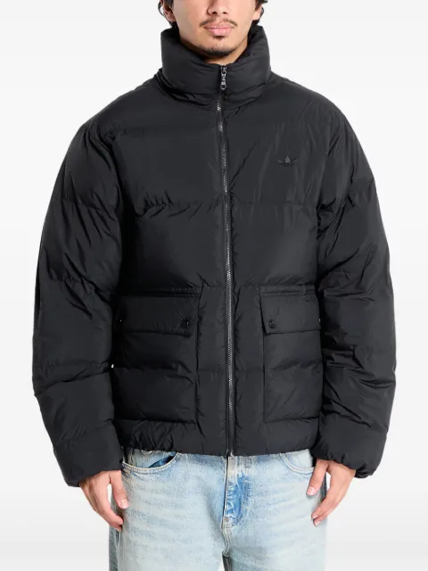 adidas hooded puffer jacket Black JX4123