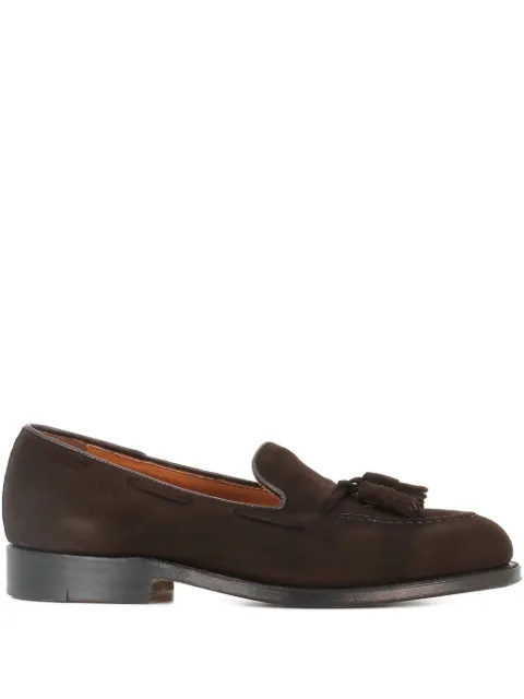 Alden tassel suede loafers Brown 666E0