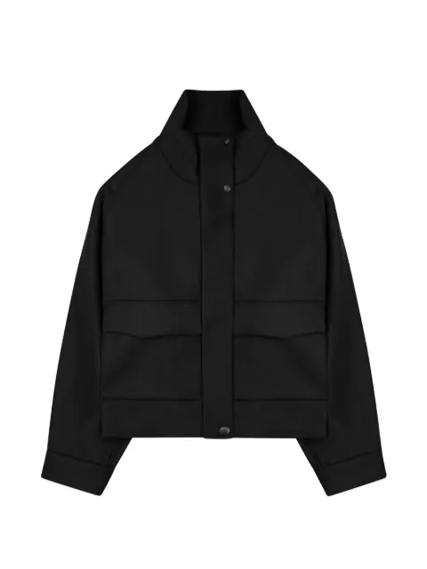 Nine In The Morning high-neck panelled jacket Black RTA01H22NERO