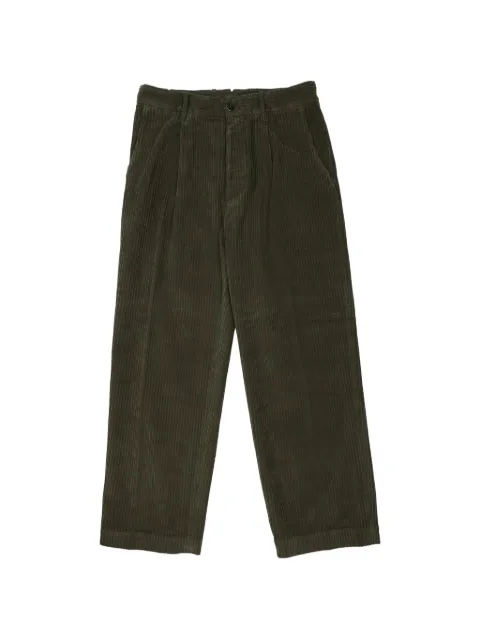 Nine In The Morning pleated corduroy trousers Green PHL07U32OLIVA