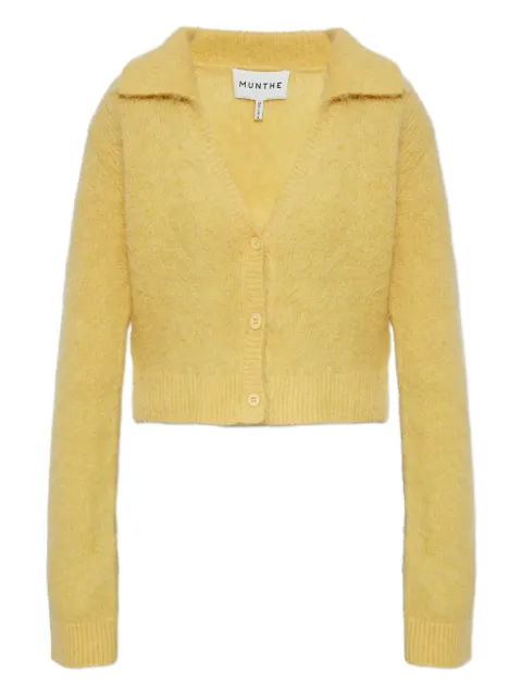 MUNTHE Roxas button-up cardigan Yellow 254160225470