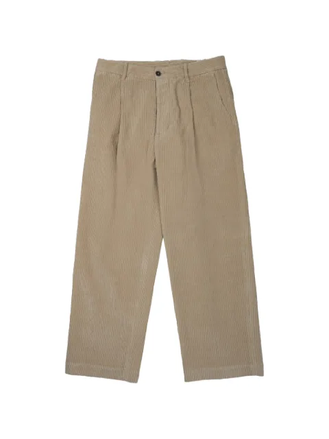 Nine In The Morning pleated corduroy trousers Neutrals PHL07U32BEIGE