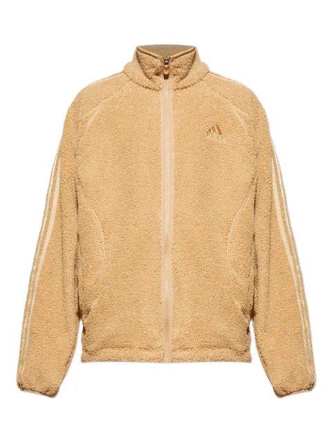 adidas Borg Fleece Teamgeist zip-up sweatshirt Neutrals KR5190