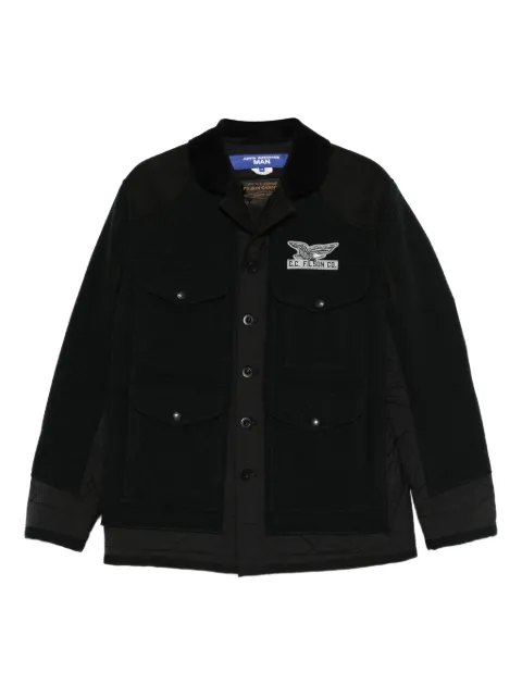 Junya Watanabe MAN x Filson buttoned patch-detail jacket Black WPJ001051