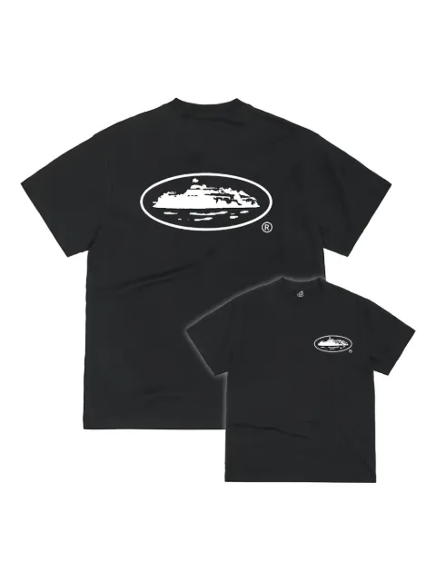 CORTEIZ OG island logo T-shirt Black 78921FW230103OILT
