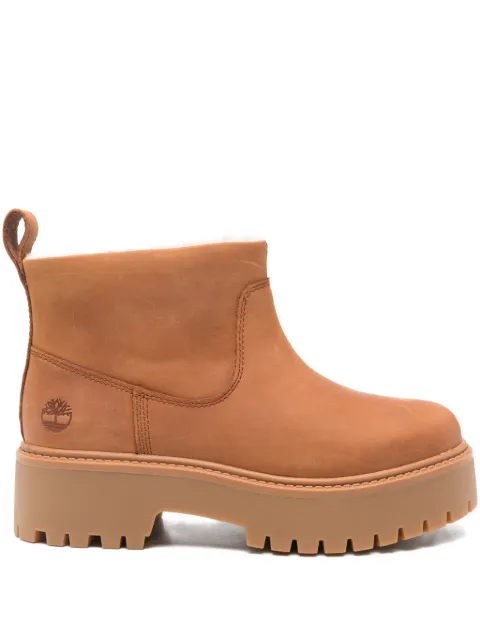 Timberland 45mm platform leather boots Brown TB0A283G