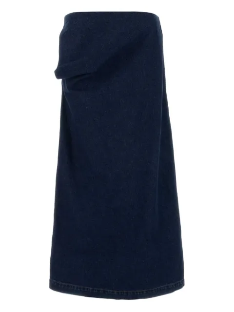 Magda Butrym pocket midi skirt Blue 130925