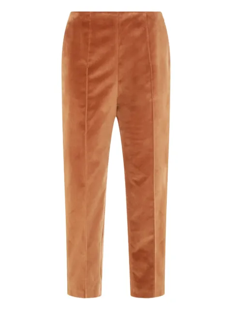 Marni seam-details velvet trousers Brown PAMA0610S0UTC55000M24