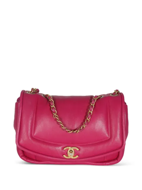 CHANEL Pre-Owned 2019 small Flap Bag chain-strap shoulder bag Pink 147276