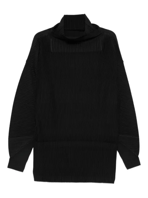 Homme Plissé Issey Miyake roll-neck T-shirt Black HP58JK103