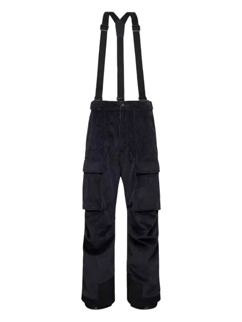 Moncler Grenoble corduroy ski bottoms Blue K20972G00004597WG