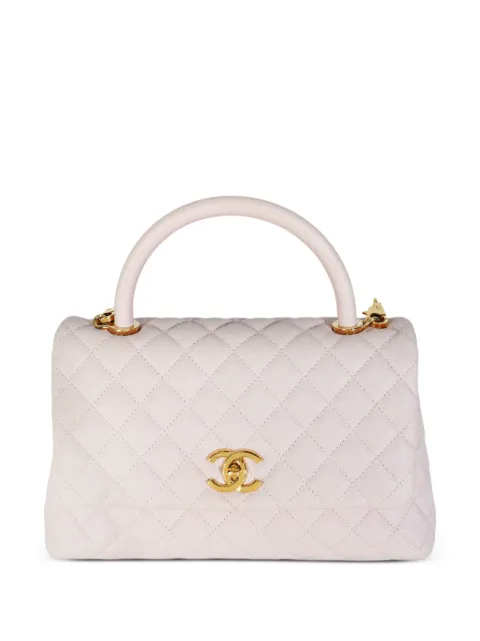 CHANEL Pre-Owned 2020 medium Coo Top Handle tote bag Neutrals 147425