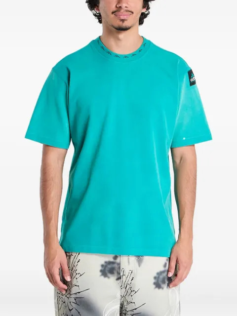 adidas logo-patch T-shirt Green JV5822