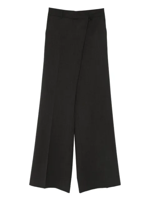 Alberto Biani concealed-fastening trousers Grey CC826WO0285