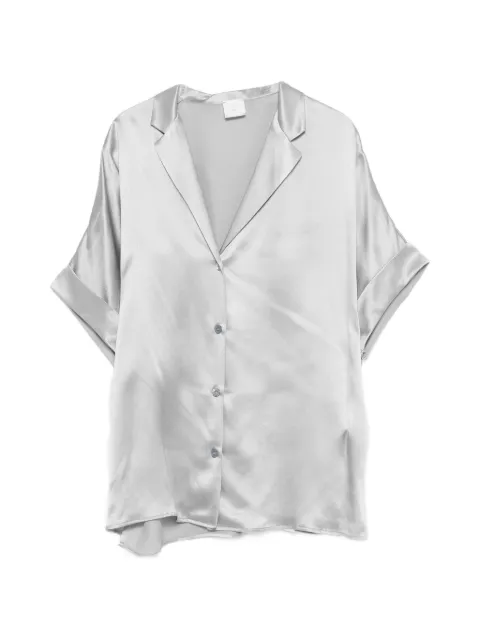 Eleventy silk shirt Grey M80CAMM30TSE0I001130