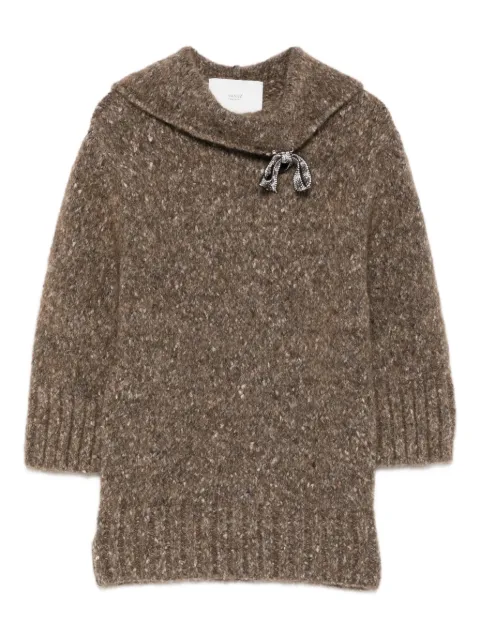 Vanisè round-neck sweater Brown V56701
