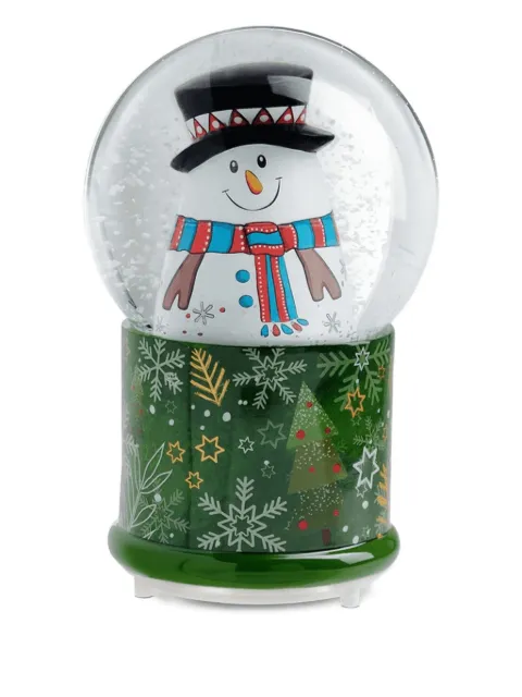 EGAN snowman globe (10cm x 16cm) Green 120051