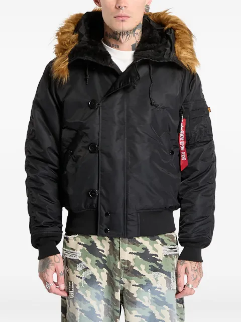 Alpha Industries zip-fastening jacket Black 10010503