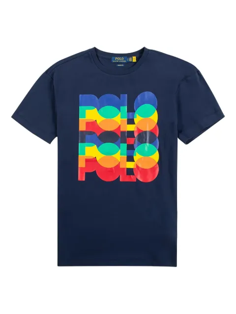 Polo Ralph Lauren Newport logo-graphic T-shirt Blue 710844270002