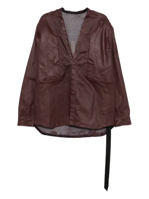 Rick Owens DRKSHDW Larry jacket Brown DU02E7298SDSW
