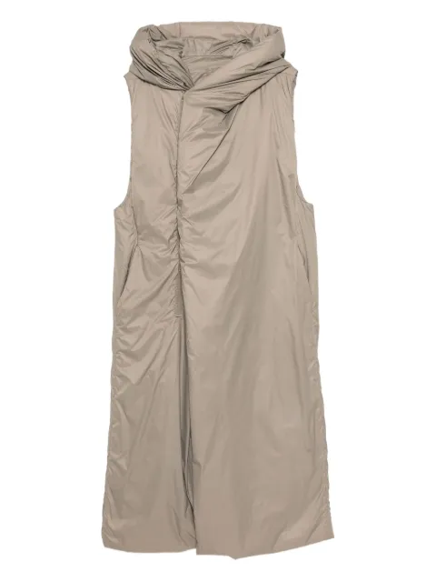 Rick Owens DRKSHDW hooded coat Neutrals DS02E7922NP