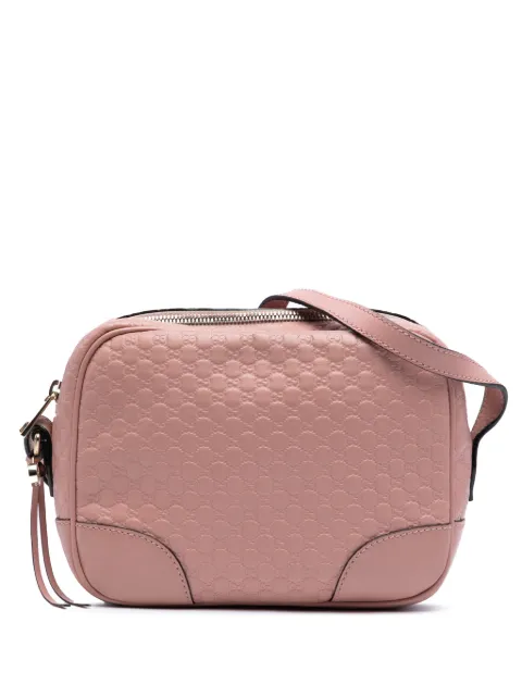 Gucci Pre-Owned 2016-2025 Microguccissima Bree crossbody bag Pink 8PJLM6CQYEPS8O9K