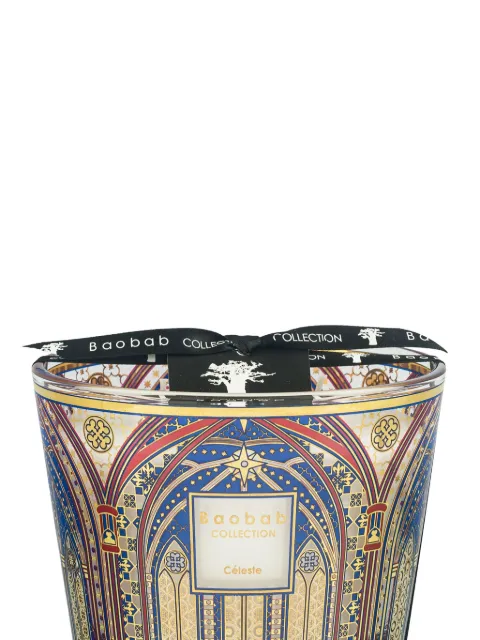 Baobab Collection Céleste patterned candle Blue MAX10CELESTE