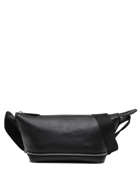 Fendi Pre-Owned 2010-2025 Sarah Coleman Leather Fisheye belt bag Black PB7GGBAXF616QM37
