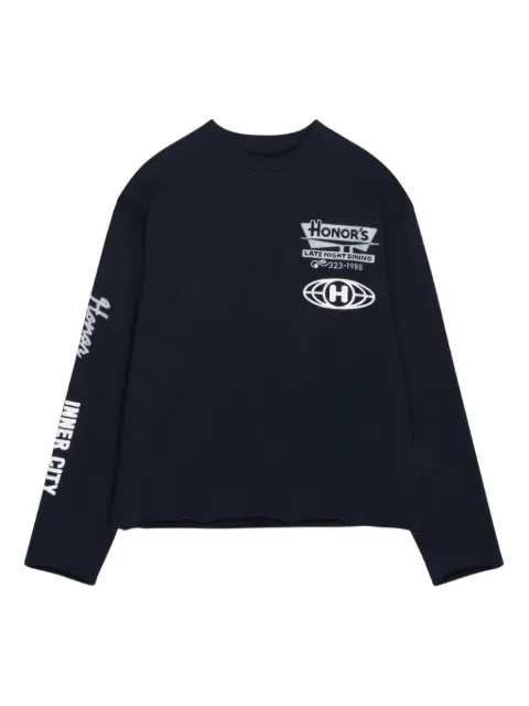 Honor The Gift logo crew-neck T-shirt Black HTG250451