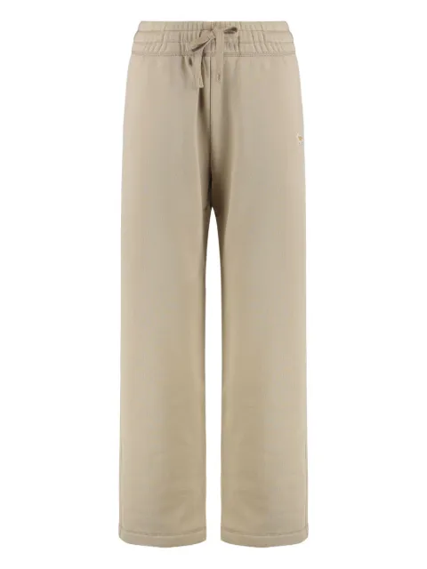 Maison Kitsuné drawstring-waist track pants Neutrals NW01106KM0341NW01106KM03410303