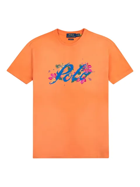 Polo Ralph Lauren Petals cotton T-shirt Orange 710846820003
