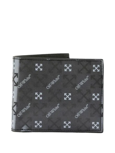 Off-White Arrow Reflective bi-fold wallet Black OMNC09CF25LEA0011080