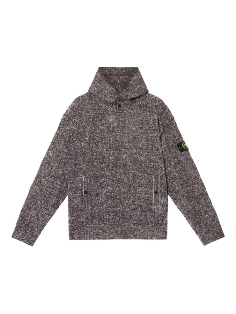 Stone Island cotton hoodie Purple K1S156100010S0066