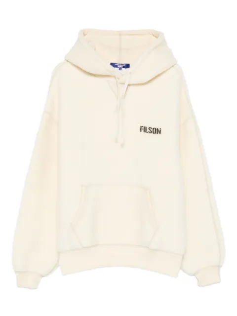 Junya Watanabe MAN pouch hooded hoodie White WPT018