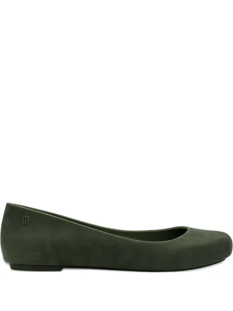 Melissa Sweet Love Velvet ballerinas Green 33894