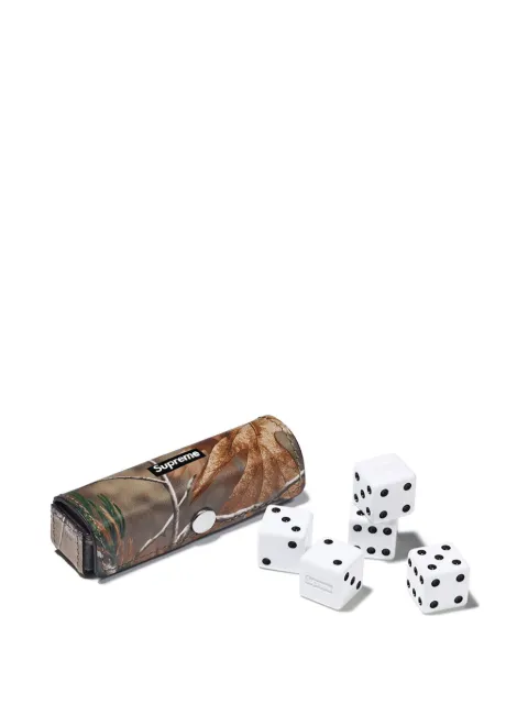 Supreme leather dice set Brown SU26201