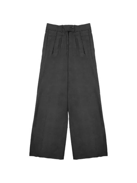 Nine In The Morning pleated wide-leg trousers Grey SN75V19