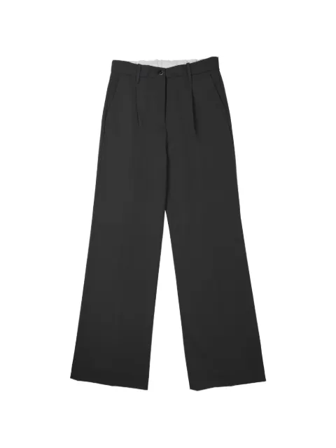 Nine In The Morning pleated straight-leg trousers Black BLD22S37