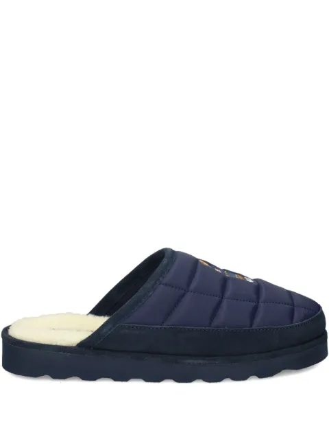 Polo Ralph Lauren quilted embroidery slippers Blue 843P10439004