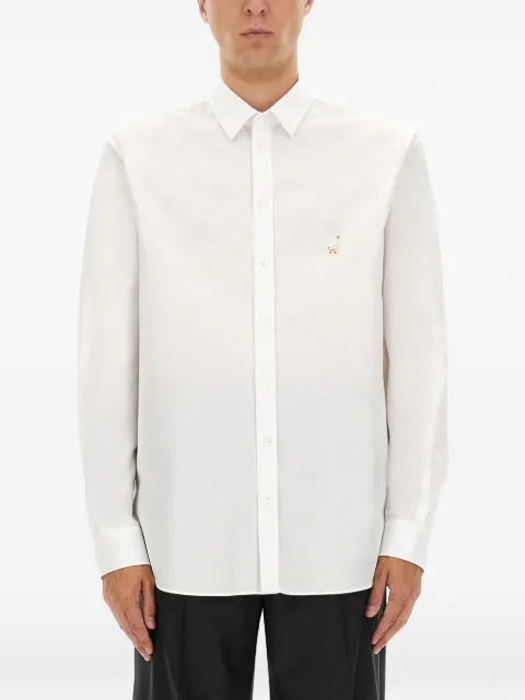 Moschino duck-embroidered shirt White J02235235