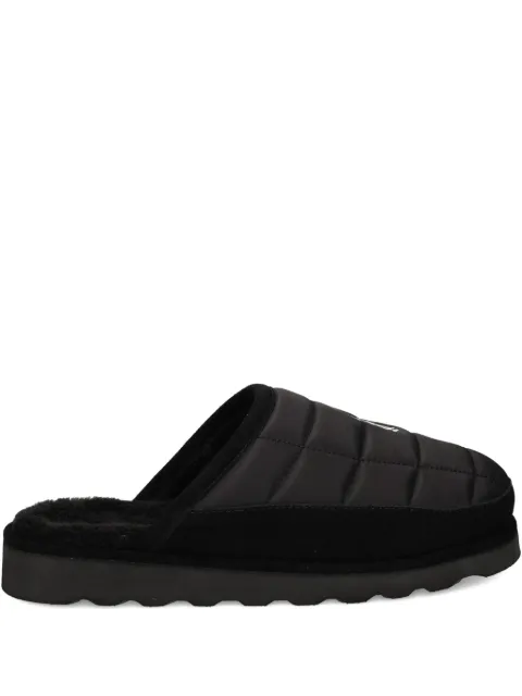 Polo Ralph Lauren Reade suede-trim slippers Black 843981610001