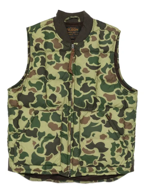 Filson camouflage-pattern quilted jacket Green FMGIL0057