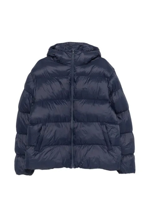 Arte Antwerp hooded quilted jacket Blue AW25131J