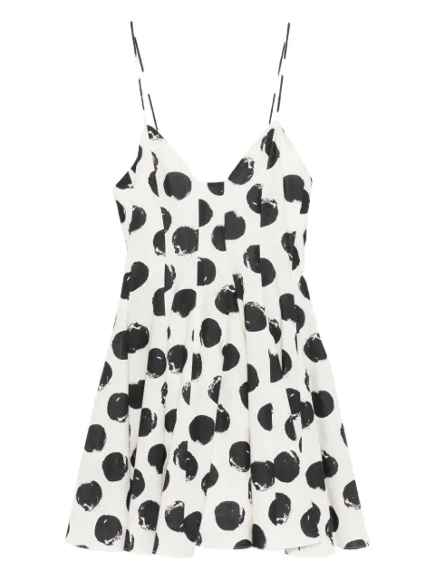 Bambah polka-dot mini dress Neutrals BMRE2643