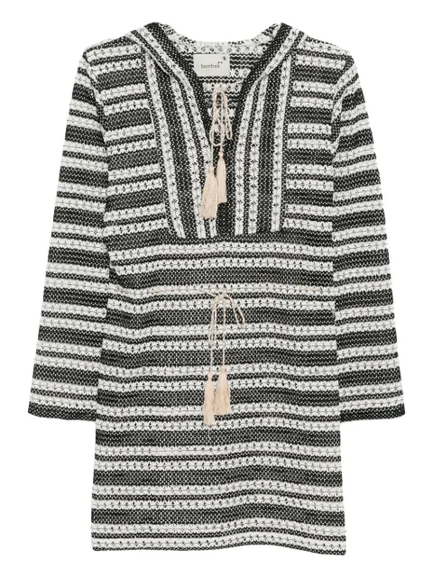 Bambah crochet hooded dress Black BMRE2645