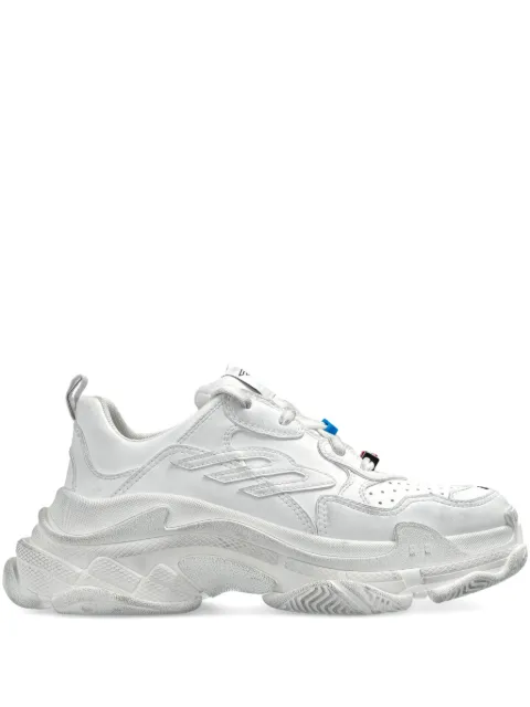 Balenciaga lace-up platform sneakers White 803243W3SSL