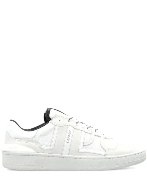 Lanvin logo lettering panelled sneakers White FUSKDK00TONA