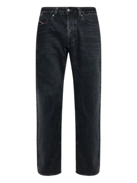 Diesel washed straight-leg jeans Black A1579509P09