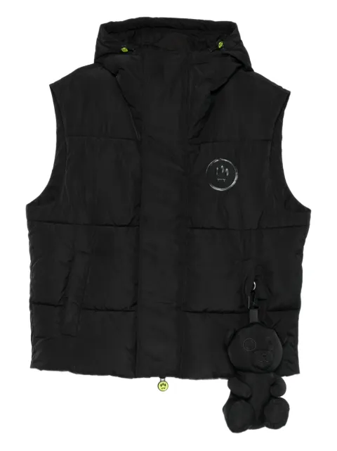 BARROW hooded padded gilet Black F5BWUAPF015